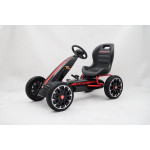 Šľapacia kára Abarth - biela